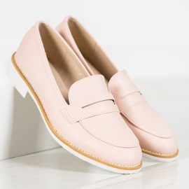 Mocassins à poudre VICES rose 1