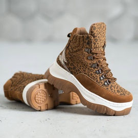 Seastar Bottes à lacets à la mode brun 3