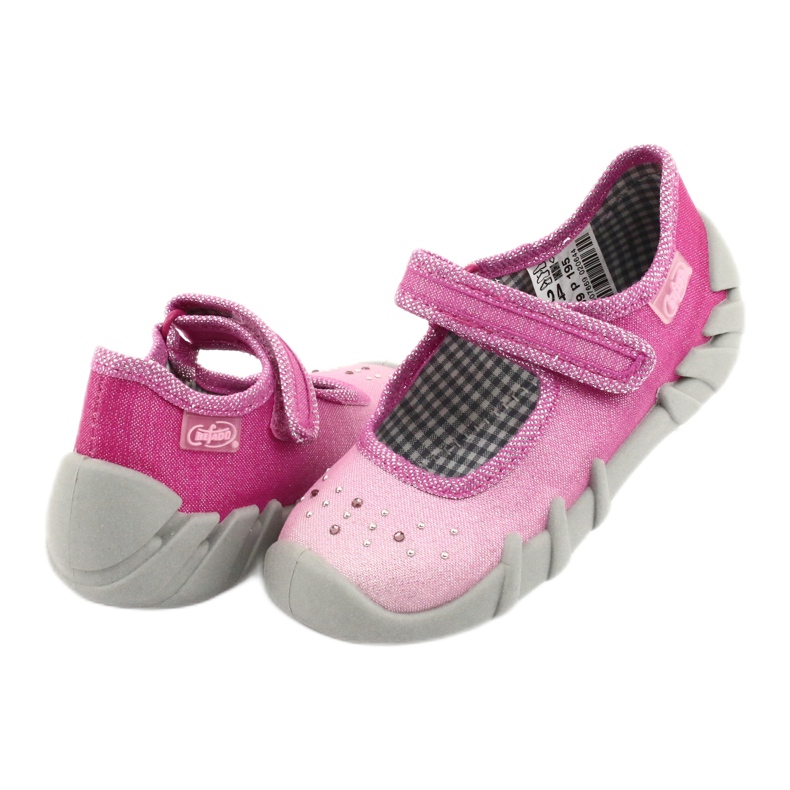 Chaussures pour enfants Befado 109P195 rose gris 4