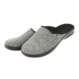 Befado chaussures pour hommes pu 548M023 le noir gris 3