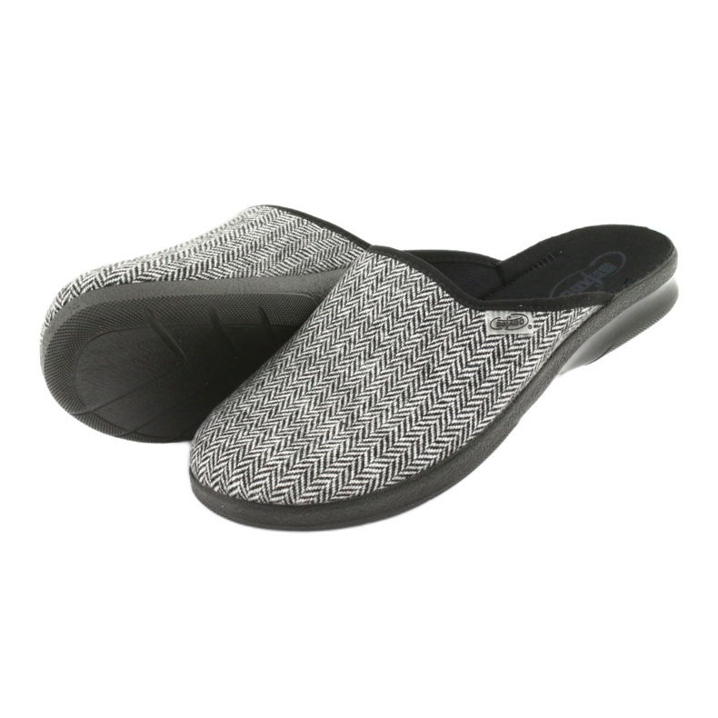 Befado chaussures pour hommes pu 548M023 le noir gris 4