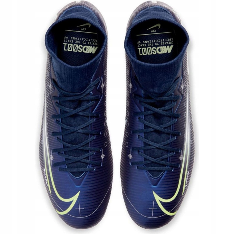 Chaussure de football Nike Mercurial Superfly 7 Academy Mds Sg Pro Ac M CK0014-401 bleu marine bleu marine 1