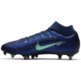 Chaussure de football Nike Mercurial Superfly 7 Academy Mds Sg Pro Ac M CK0014-401 bleu marine bleu marine 2