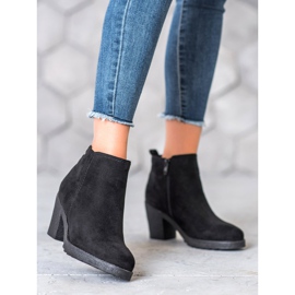 Jumex Bottes sur la plate-forme noir 1
