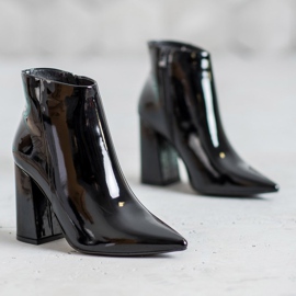 Seastar Boots laquées noires le noir 1