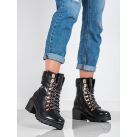 Seastar Bottines à lacets noir 1