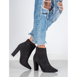Seastar Bottines En Daim Avec Oxyde De Zirconium le noir 2