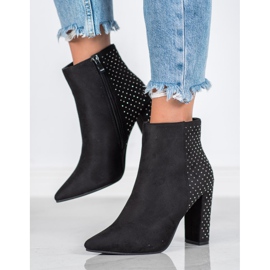 Seastar Bottines En Daim Avec Oxyde De Zirconium le noir 3