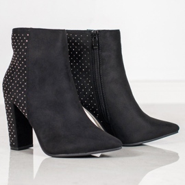 Seastar Bottines En Daim Avec Oxyde De Zirconium le noir 4