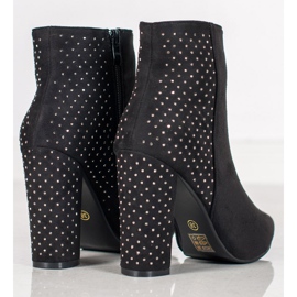 Seastar Bottines En Daim Avec Oxyde De Zirconium le noir 5