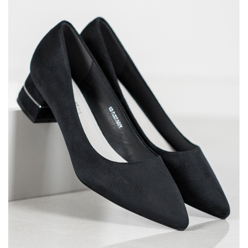 Goodin Escarpins avec ceinture décorative noir 1