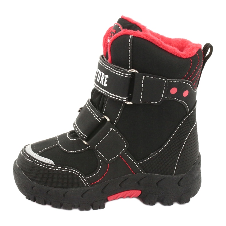 American Club Boots américaines avec membrane RL35 noire rouge 2