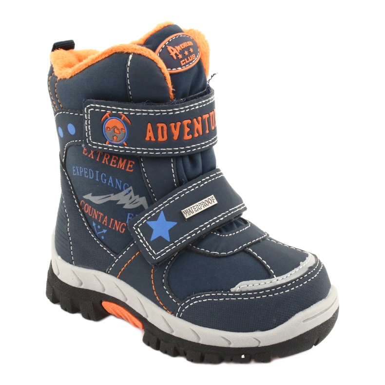 American Club Boots américaines à membrane RL35 bleu marine orange 1