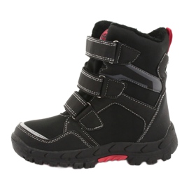 Bottes avec membrane American Club RL32 noir rouge 2