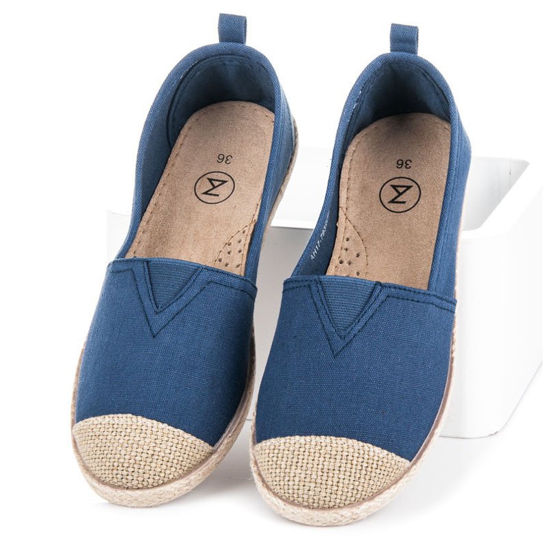 Mckeylor Espadrilles ballerines bleu 2