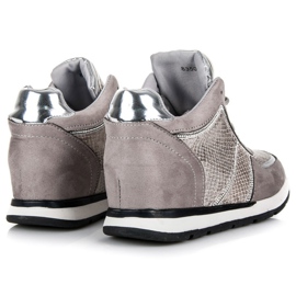 Vices Baskets nouées gris 5