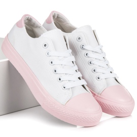 Baskets femme blanche 2