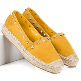 Nio Nio Espadrilles Jaunes À Clous 2