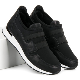 Sergio Todzi Chaussures à enfiler pour femmes le noir 1