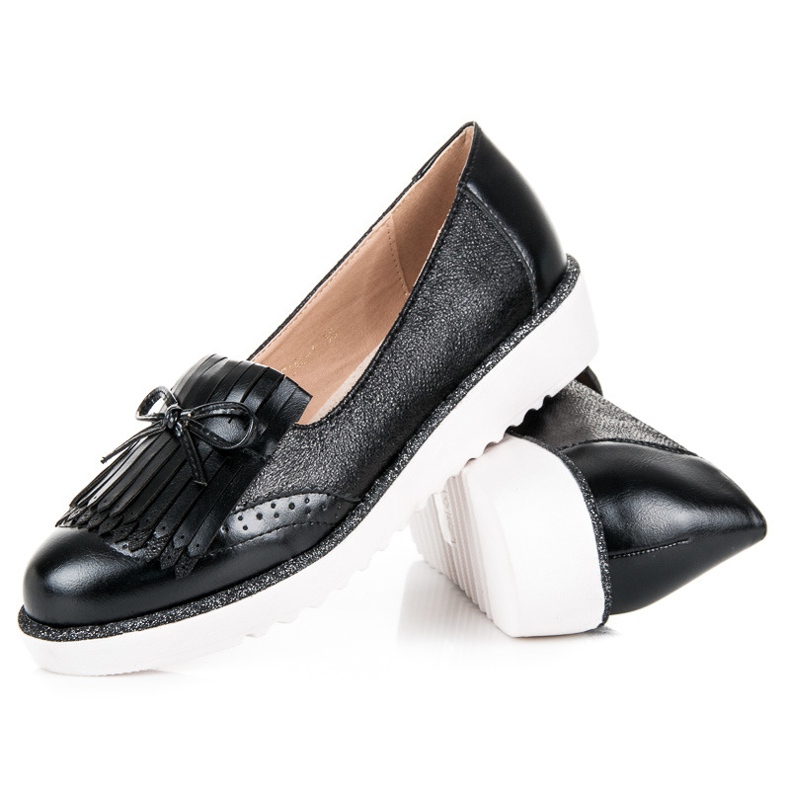 Mocassins sur la plateforme VICES noir 2