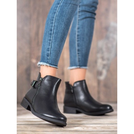 Janessa Bottes noires pour femmes le noir 1