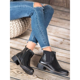 Filippo Bottines en cuir écologique noir le noir 1