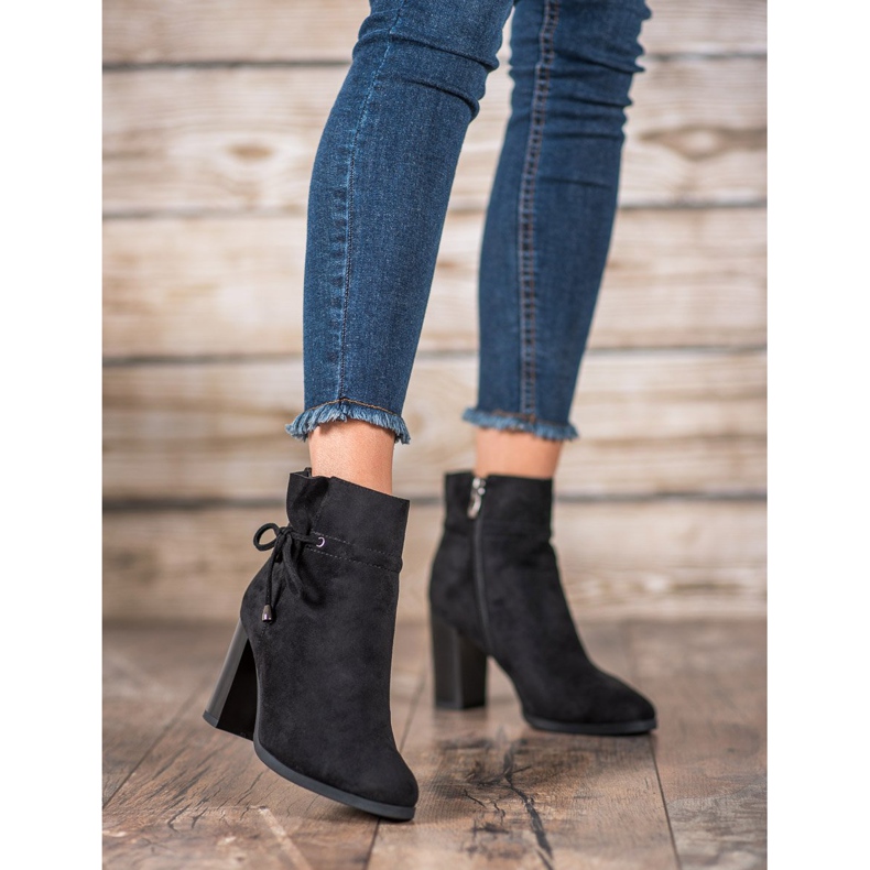 Goodin Bottes Avec Noeud le noir 2