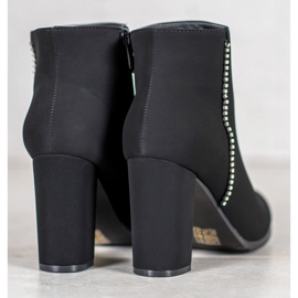 Seastar Bottes mates avec zircone cubique le noir 5