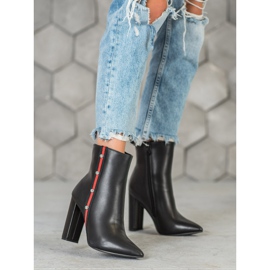 Seastar Bottes hautes avec ceinture décorative le noir 2