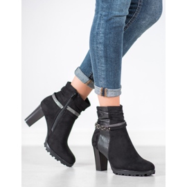 Super Mode Bottes sur un poteau le noir 4