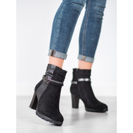 Super Mode Bottes sur un poteau le noir 5
