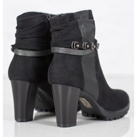 Super Mode Bottes sur un poteau le noir 2