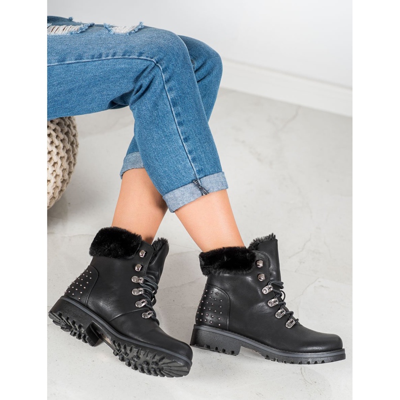 SHELOVET Trappeurs avec jets le noir 1