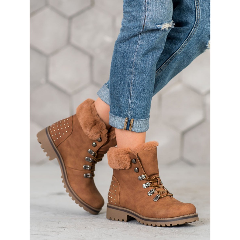 SHELOVET Trappeurs avec jets brun 1