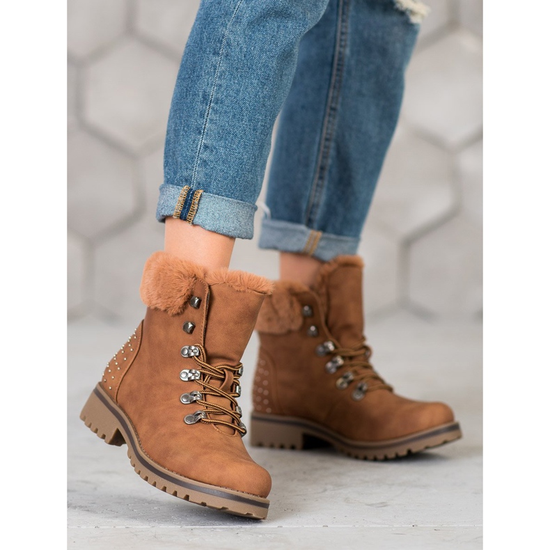 SHELOVET Trappeurs avec jets brun 2