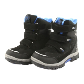 Bottes softshell noires American Club HL20 avec membrane le noir bleu 3