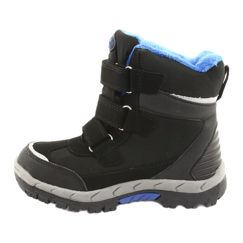Bottes softshell noires American Club HL20 avec membrane le noir bleu 2