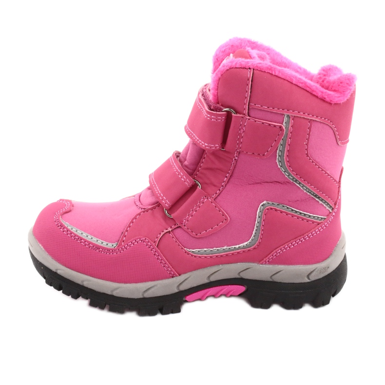 Bottines American Club membrane HL27 papillons roses blanc noir 2