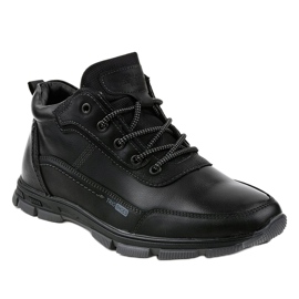 Chaussures de trekking noires R7163-1 1