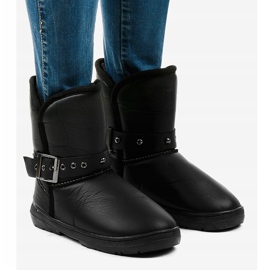 Bottes de neige noires 69 le noir 1 Bottes de neige noires 69 le noir 1
