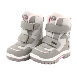Bottes American Club avec membrane étoile RL37 rose gris 3