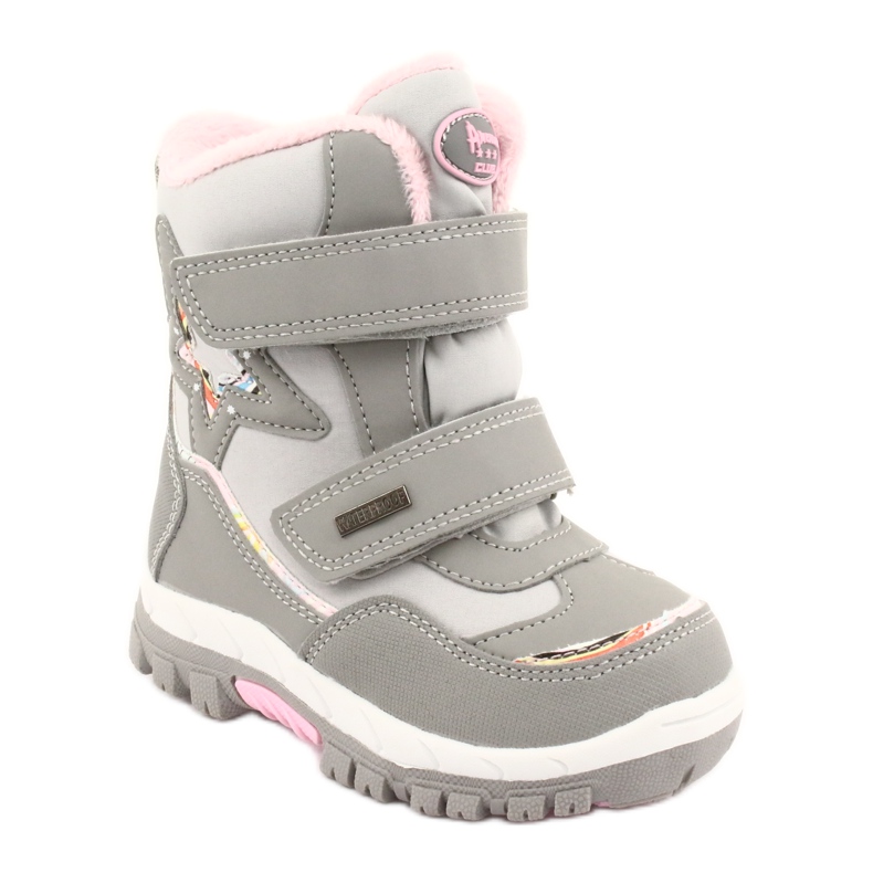 Bottes American Club avec membrane étoile RL37 rose gris 1
