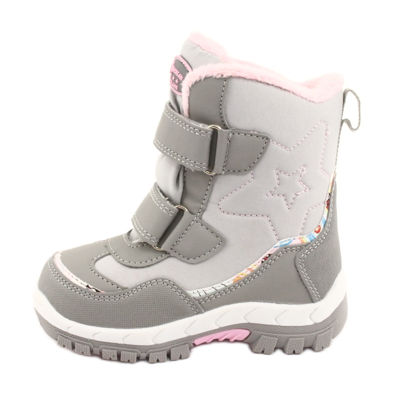 Bottes American Club avec membrane étoile RL37 rose gris 2