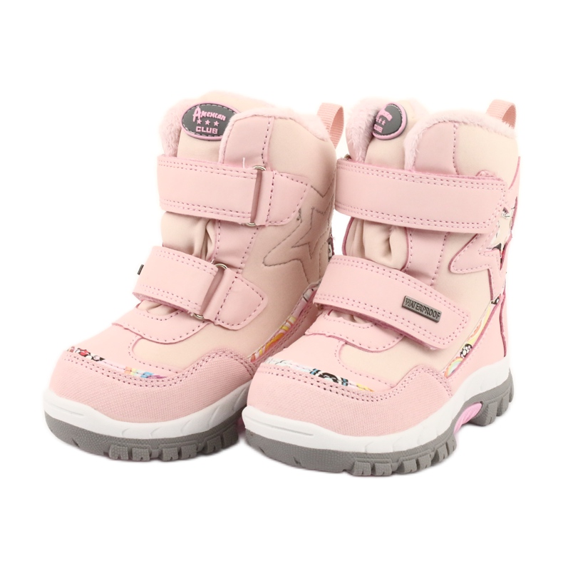 Boots American Club avec membrane étoile rose RL37 3 Boots American Club avec membrane étoile rose RL37 3