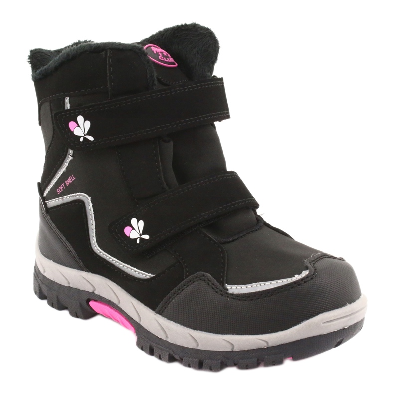 American Club Bottes à membrane américaines HL26 le noir rose gris 1