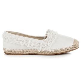 Vices Espadrilles Blanches À Franges 2
