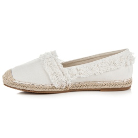 Vices Espadrilles Blanches À Franges 4