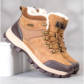 Arrigo Bello Bottes d'hiver à lacets brun 1