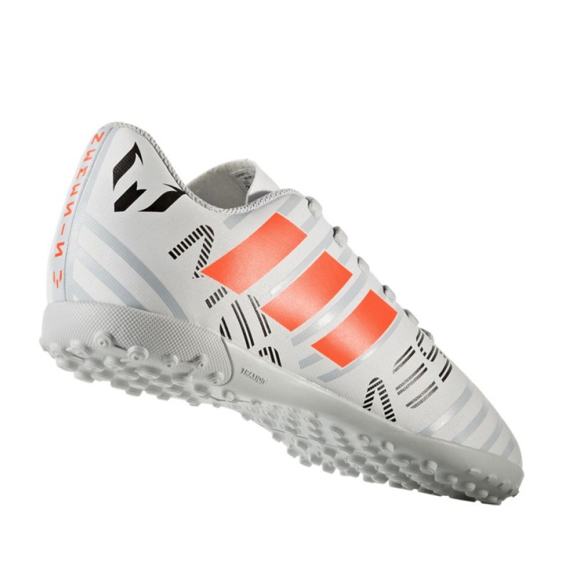 Chaussures de football Adidas Nemeziz Messi 17.4 TF Jr S77207 blanche 1