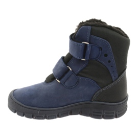 Mazurek Bottes en cuir avec une membrane 1351 Blue marine / membrane noire bleu 2